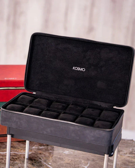 Relojera de 12 Puestos – Exterior Elegante e Interior de Lujo