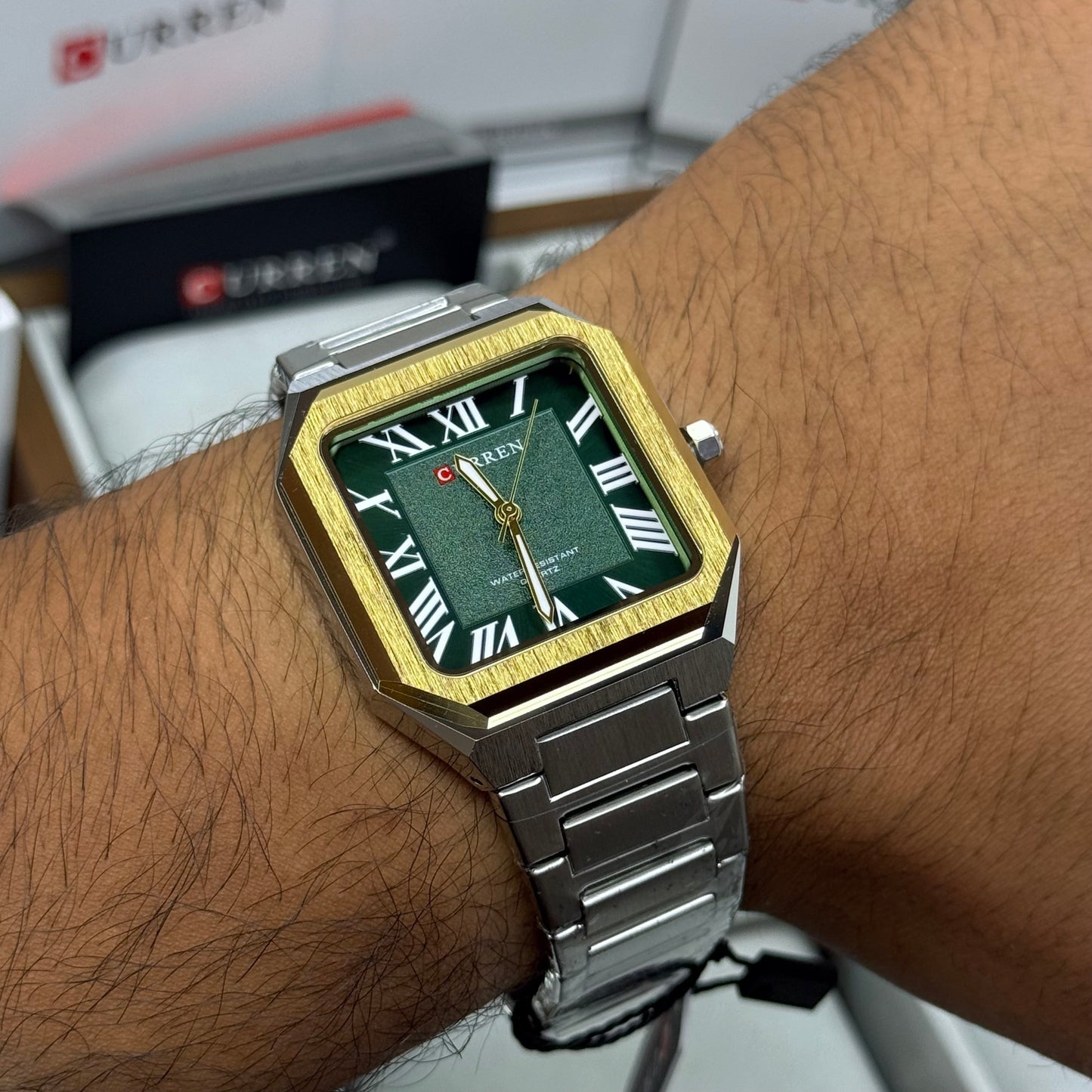 CURREN X CARTIER ORIGINAL PARA HOMBRE REF SANTOS 8482-BV