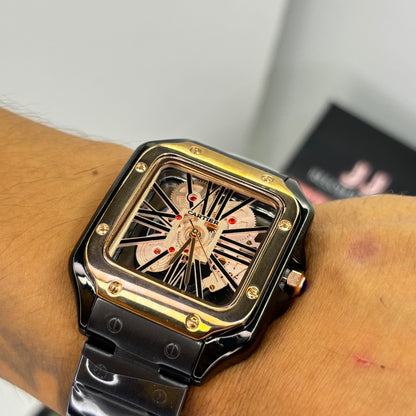 CARTIER SKELETON SANTOS PARA HOMBRE REF-NOR