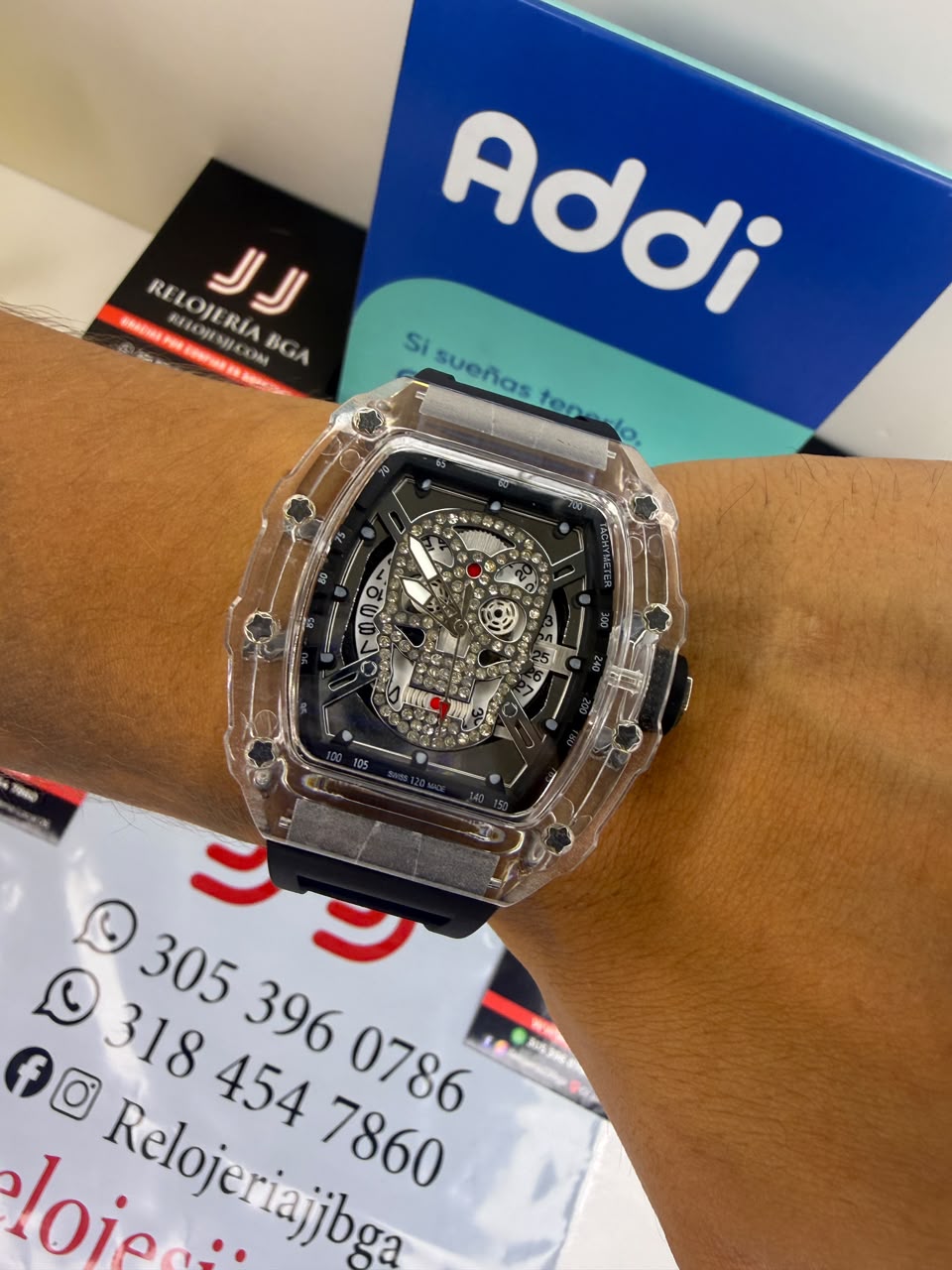 RICHARD MILLE TRANSPARENTE PARA HOMBRE REF-N
