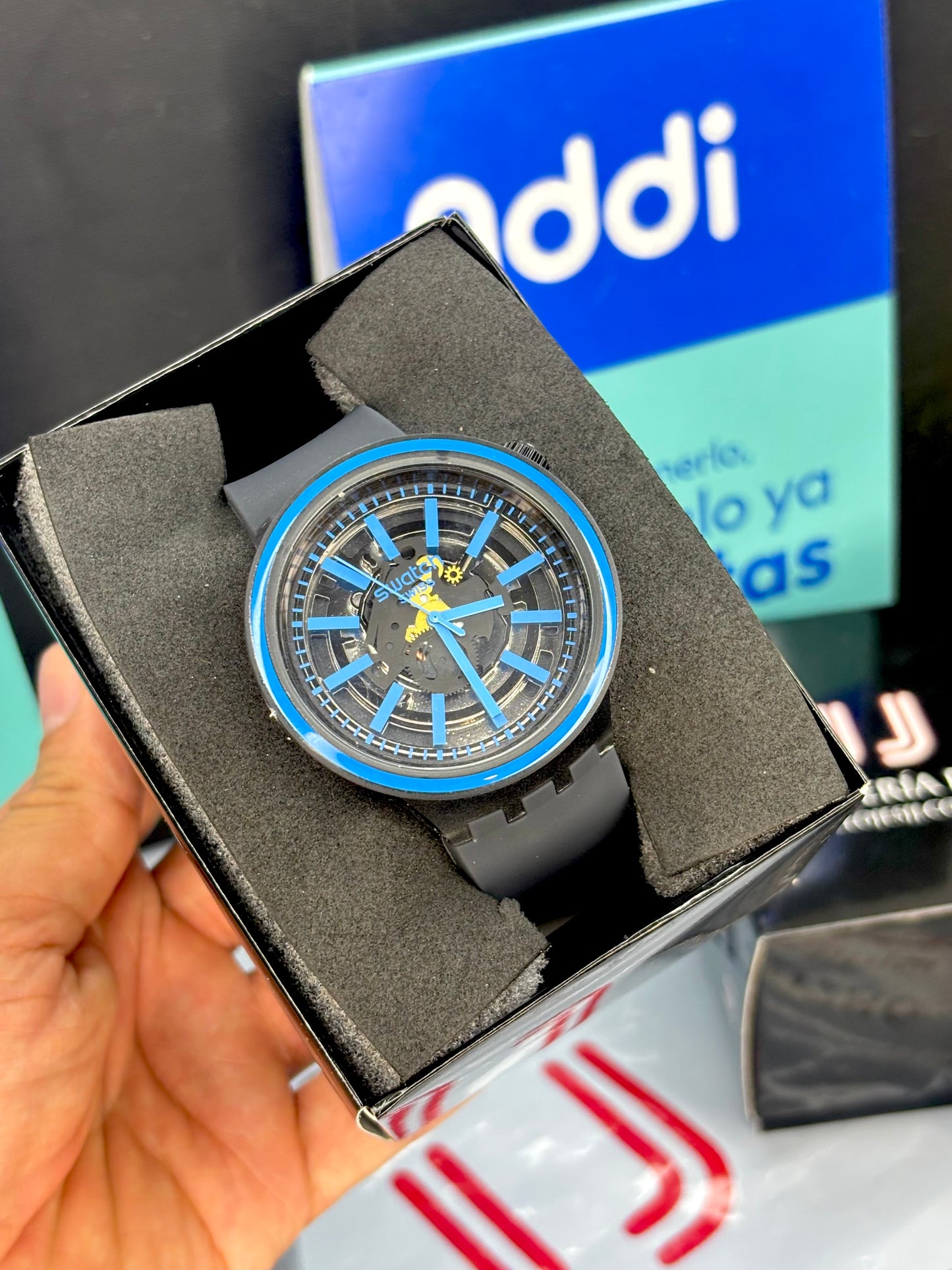 SWATCH SB0 NEGRO PARA HOMBRE REF-NZ