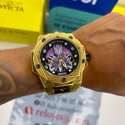 INVICTA PARA HOMBRE PANTERA NEGRA REF-DDML