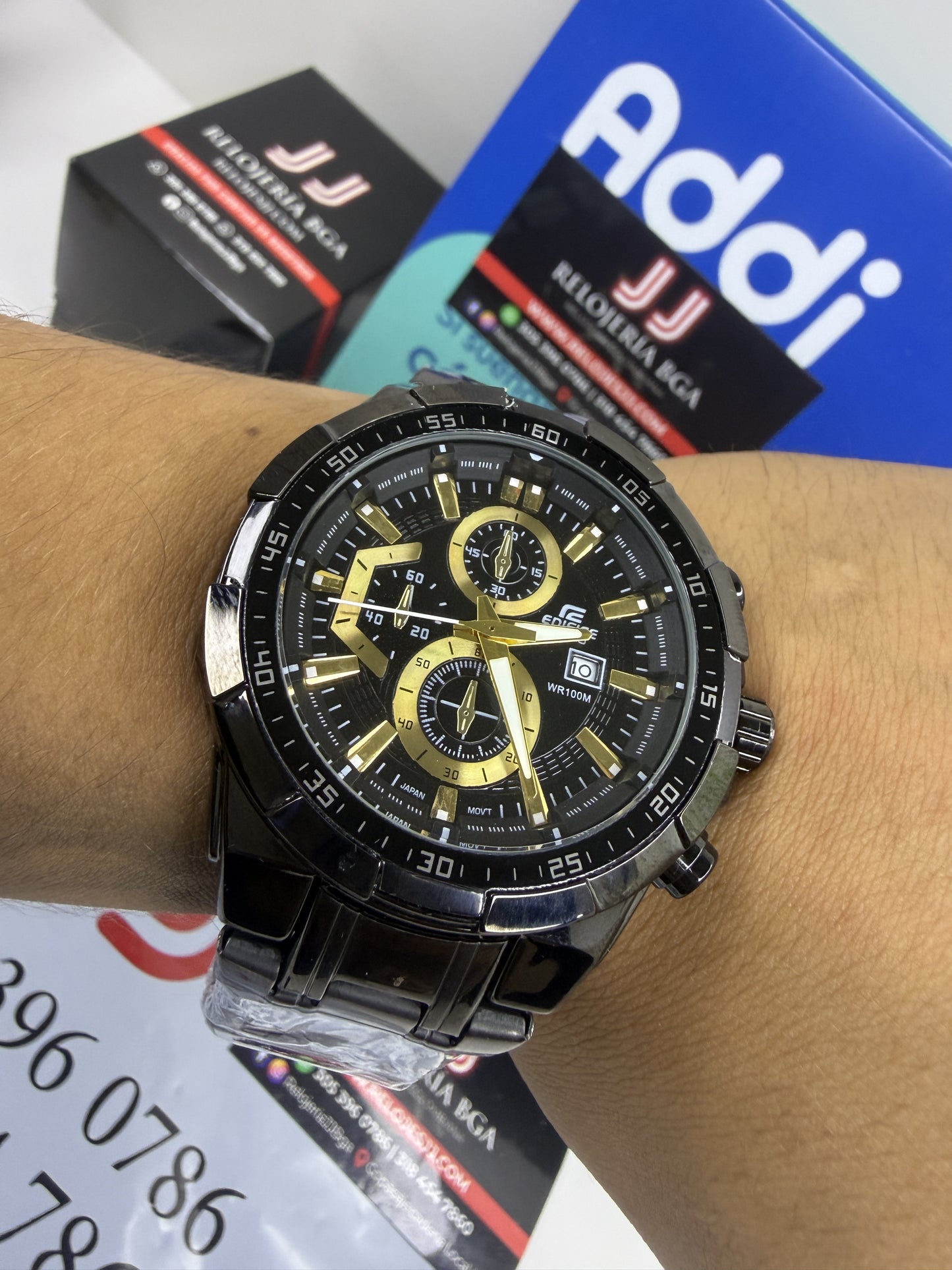 CASIO EDIFICE 539  PARA HOMBRE REF-NDN