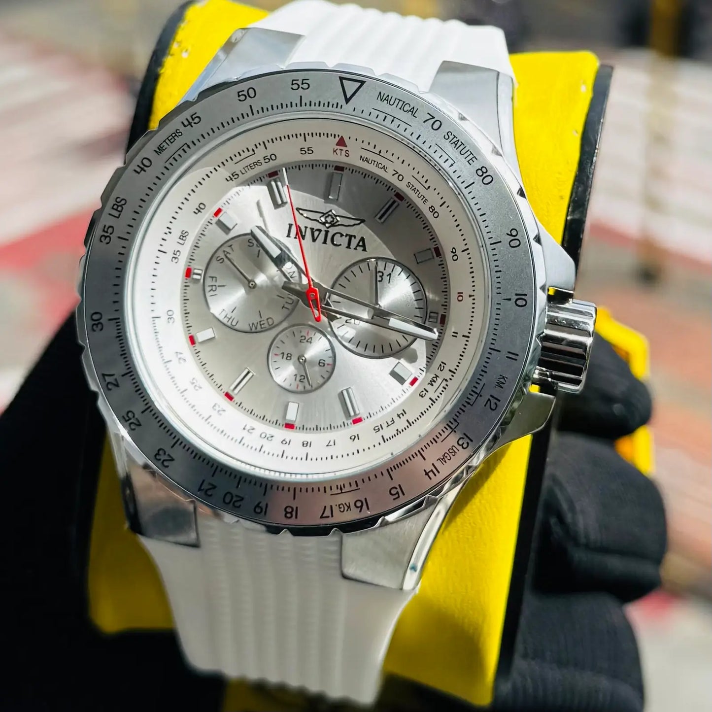 INVICTA ORIGINAL ALTA GAMA PARA HOMBRE REF-50100 Aviador Cuarzo