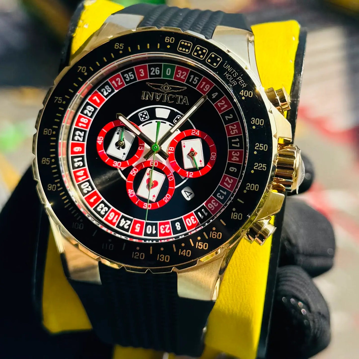 INVICTA ORIGINAL ALTA GAMA PARA HOMBRE REF-49851 Aviador Cuarzo