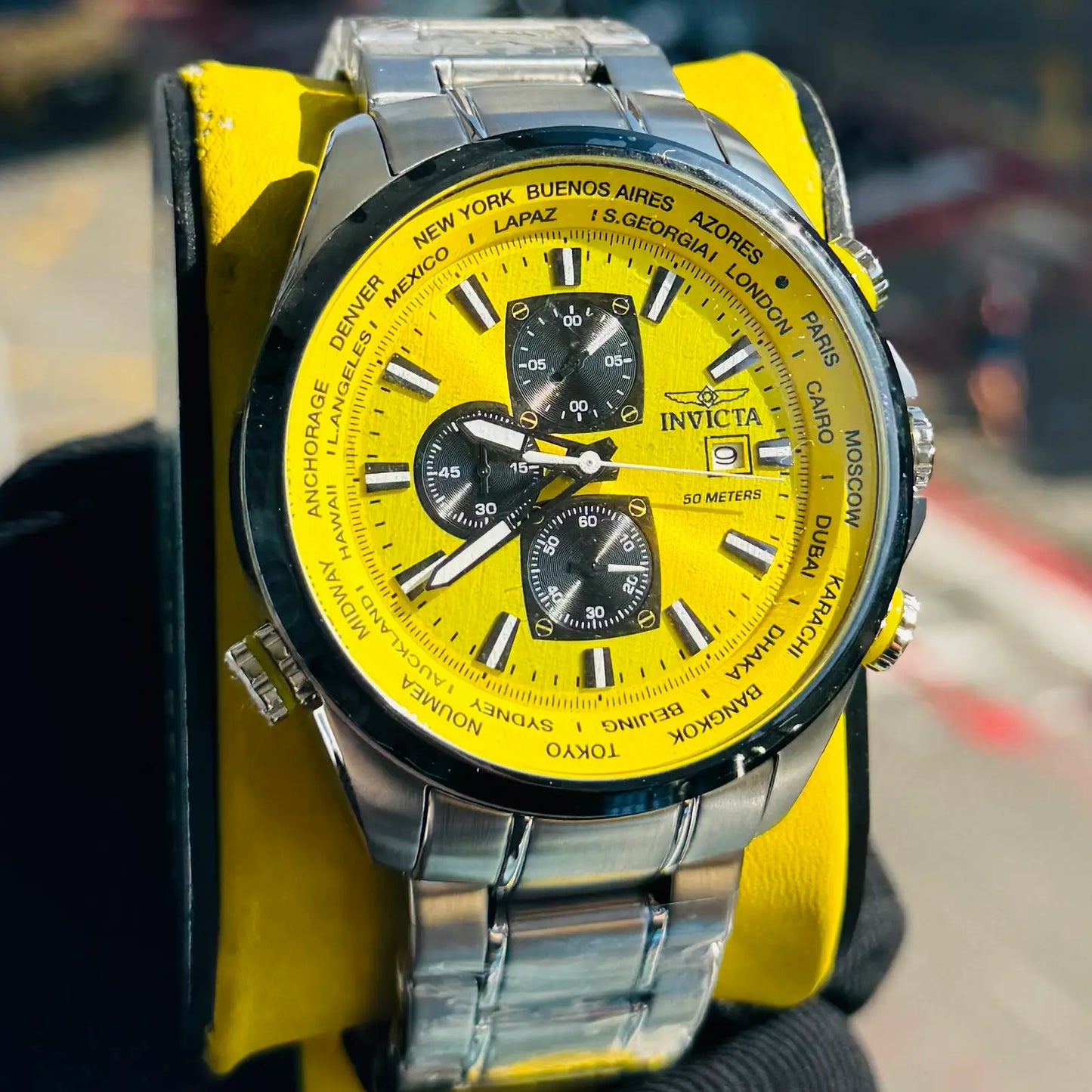 INVICTA ORIGINAL ALTA GAMA PARA HOMBRE REF-50503 Aviador Cuarzo
