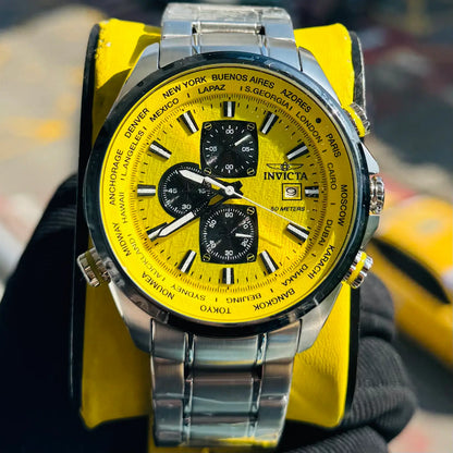 INVICTA ORIGINAL ALTA GAMA PARA HOMBRE REF-50503 Aviador Cuarzo
