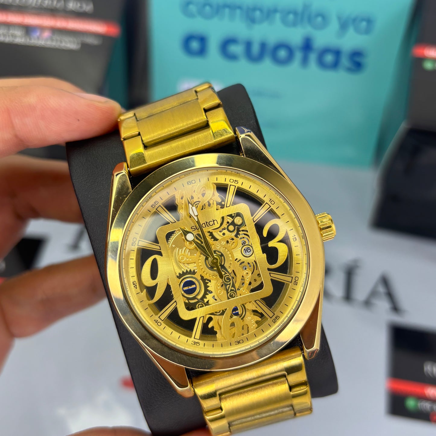SWATCH TRASPARENTE PARA HOMBRE REF 301-D