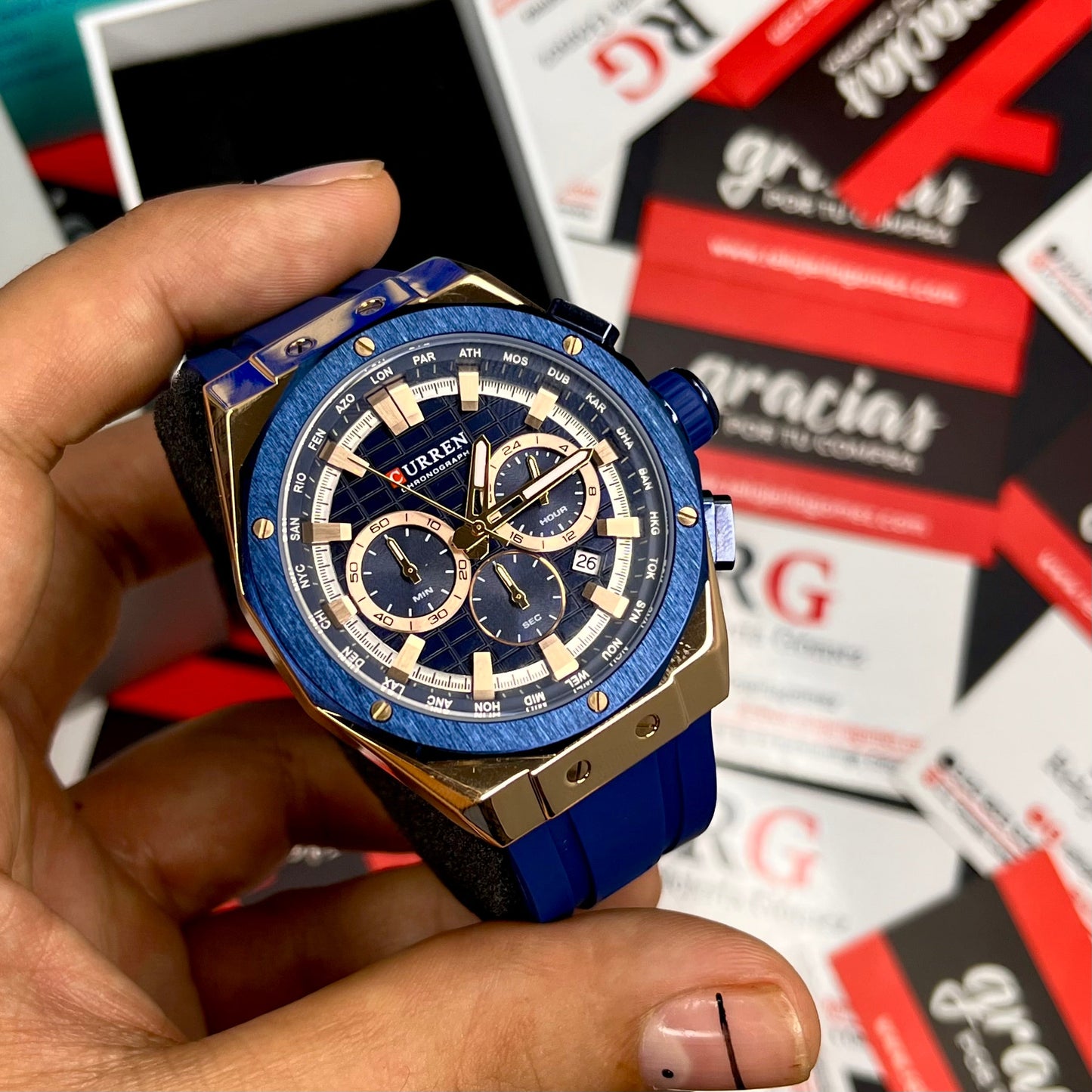 CURREN ORIGINAL PRA HOMBRE REF-8464-A