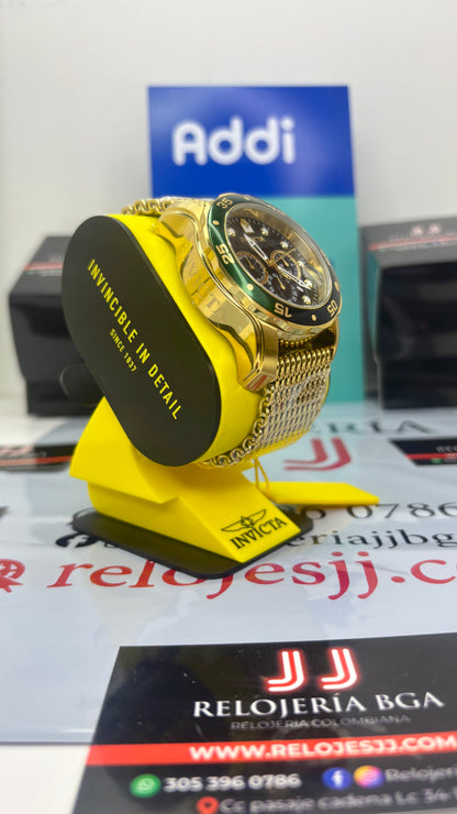 INVICTA PRO DIVER ORIGINAL ALTA GAMA PARA HOMBRE REF- 47632 - ORO