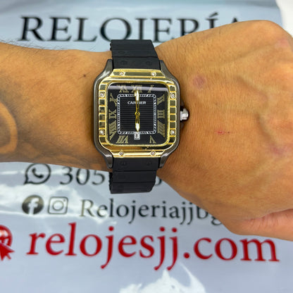 CARTIER DO´SANTOS GOMA PARA HOMBRE REF-NAN