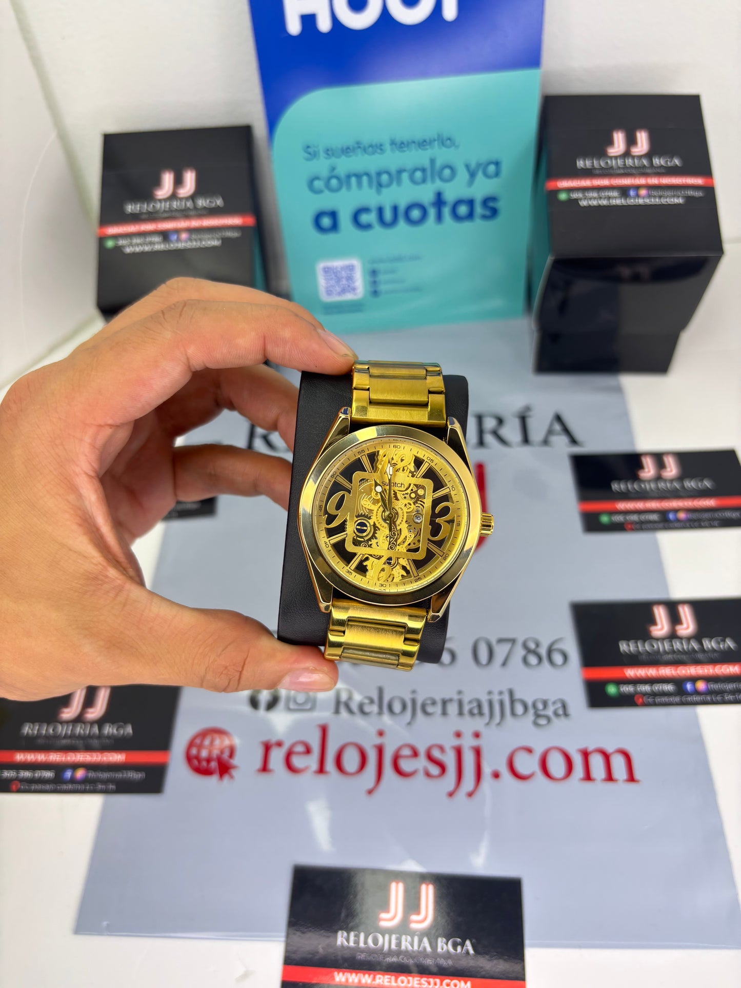 SWATCH TRASPARENTE PARA HOMBRE REF 301-D