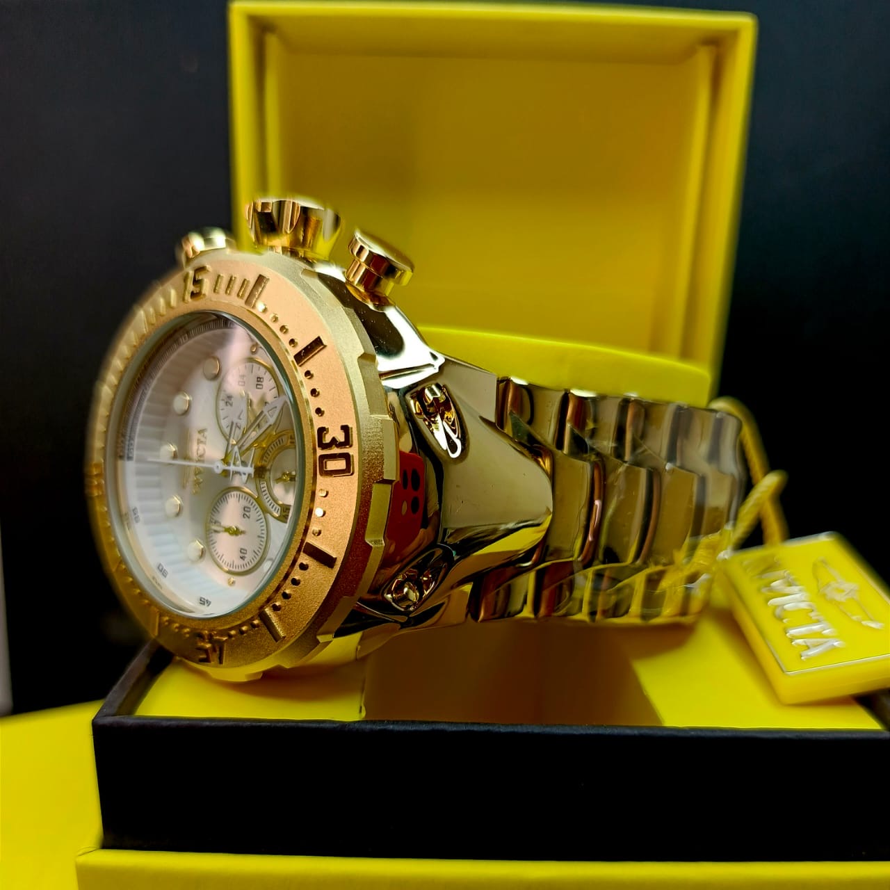INVICTA ACERO  THUNDER BOLT FUNCIONAL PARA HOMBRE REF-DB