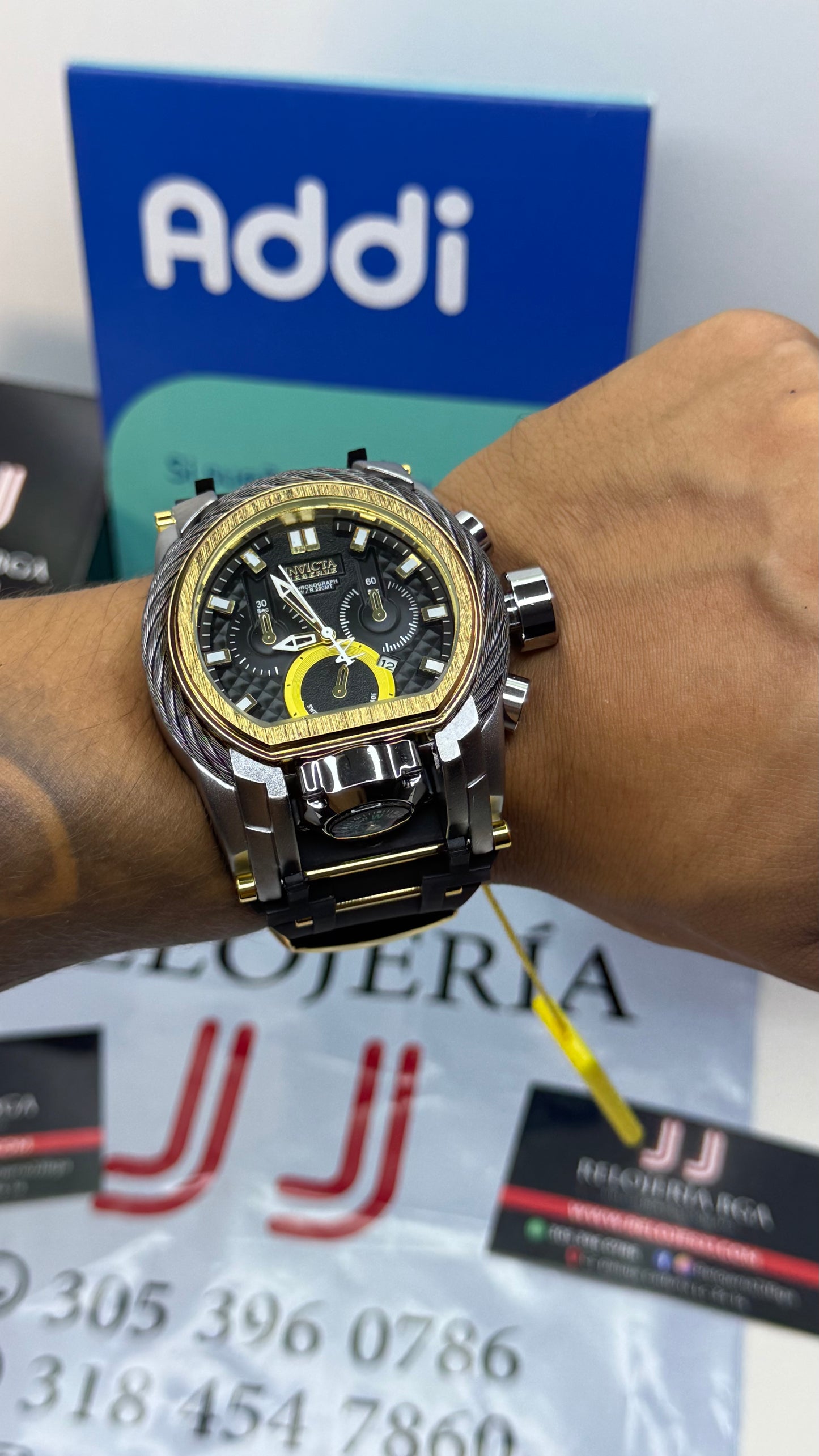 INVICTA BOLT ZEUS GOMA PARA HOMBRE REF-NPN