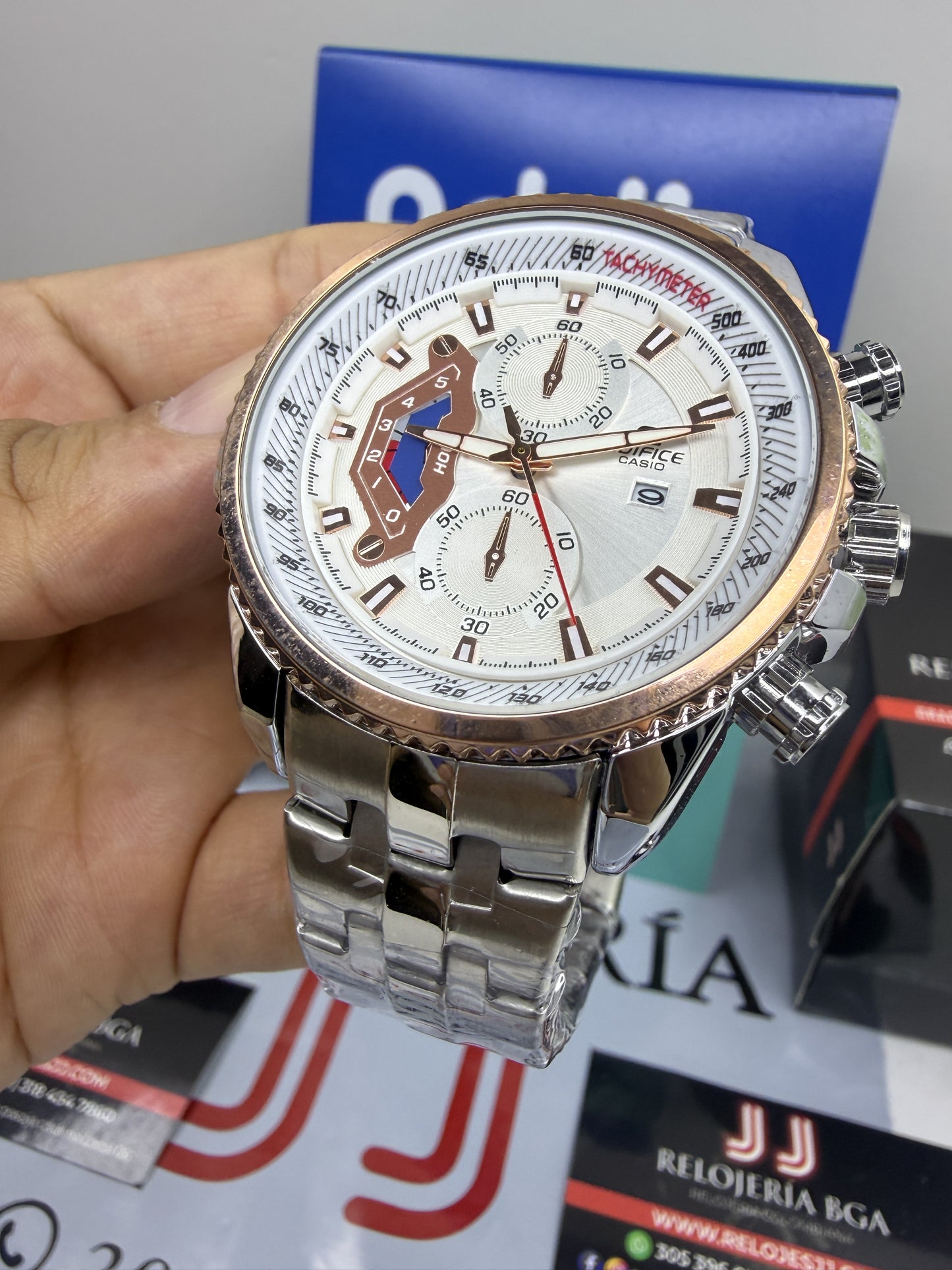 CASIO EDIFICE 558 PARA HOMBRE REF-POB