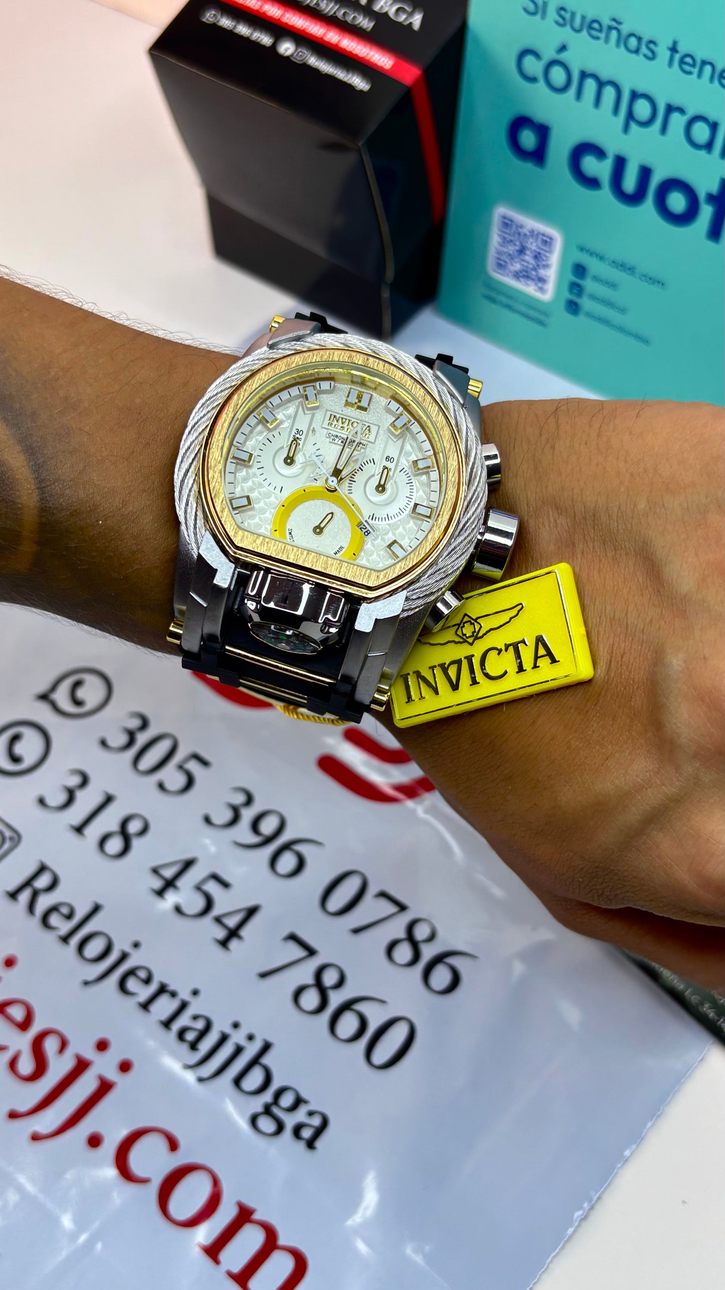 INVICTA BOLT ZEUS GOMA PARA HOMBRE REF-NPB
