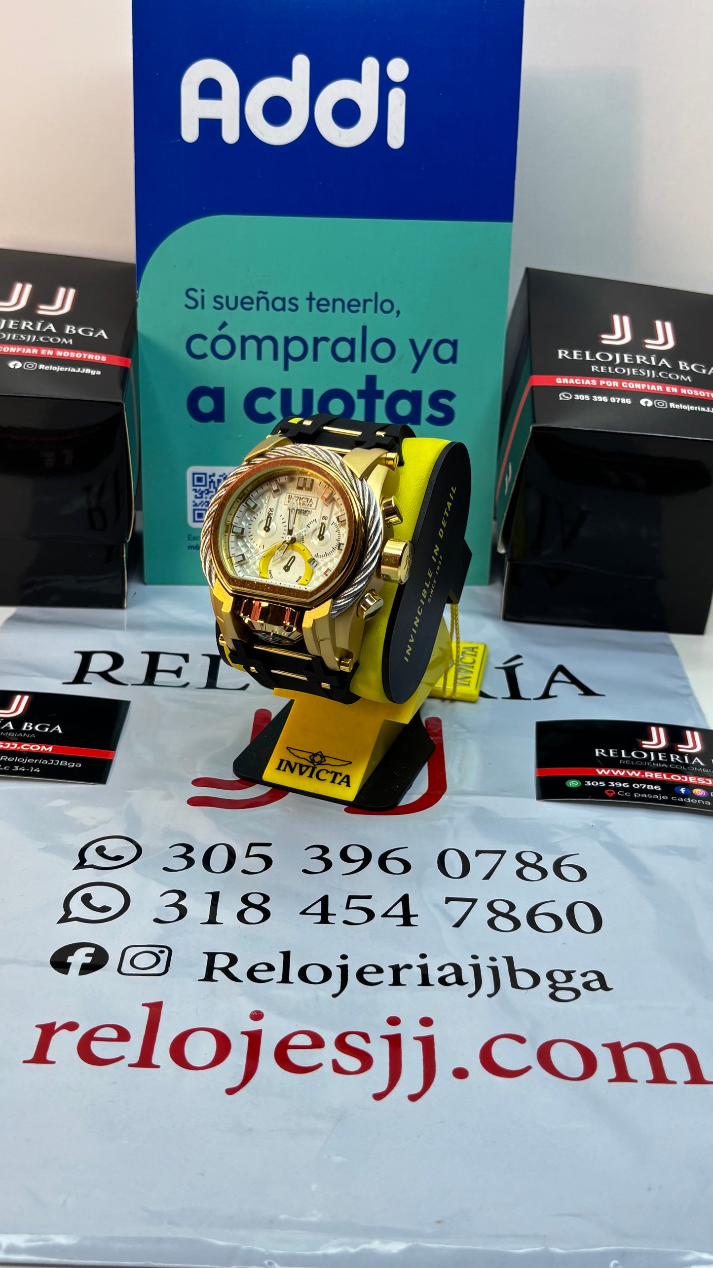 INVICTA BOLT ZEUS GOMA PARA HOMBRE REF-NDB