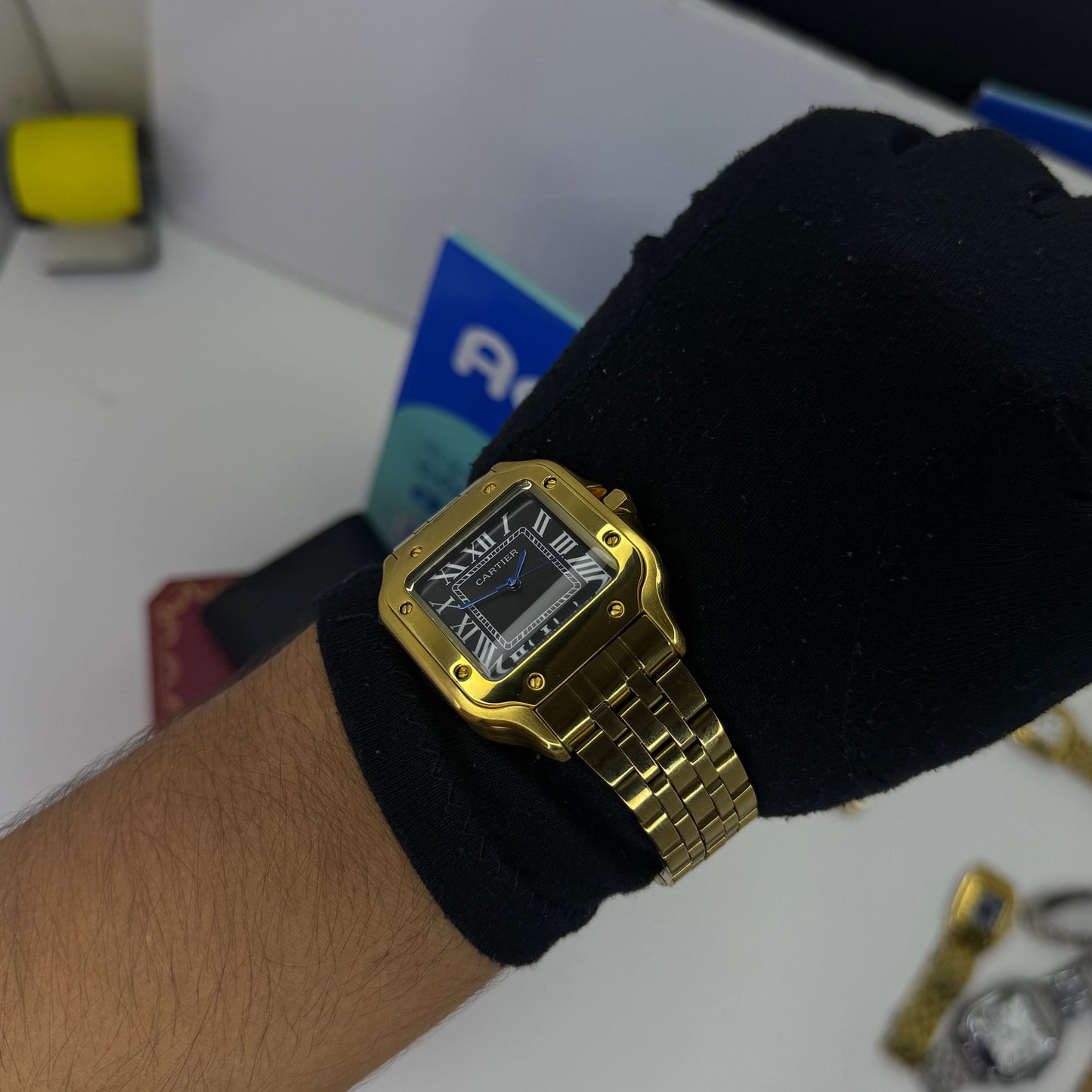 CARTIER DO SANTOS TRIZADO PARA DAMA REF-DN