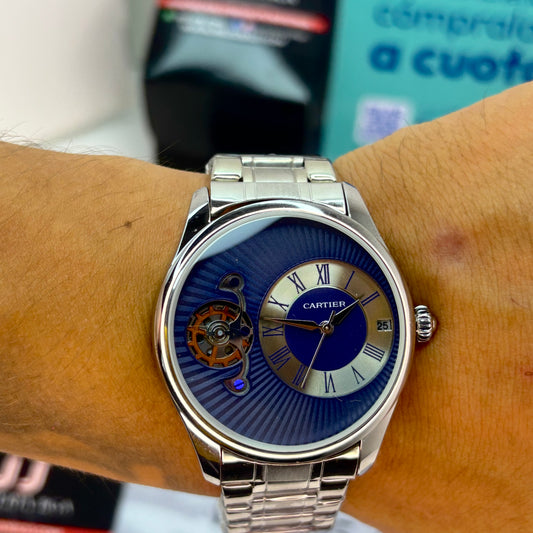 CARTIER ROMANO DOBLE MAQUINA PARA HOMBRE REF-PAZS