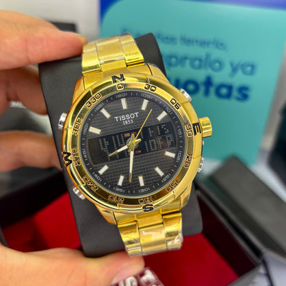 TISSOT PARA HOMBRE DOBLE HORA  REF-DN
