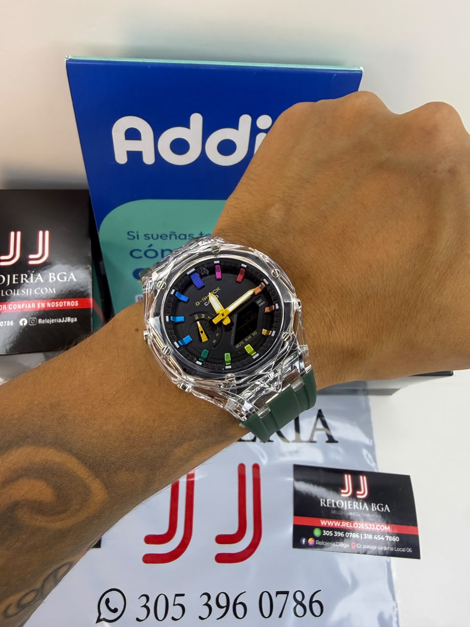 CASIO G-SHOCK TRANSPARENTE PARA HOMBRE REF-V