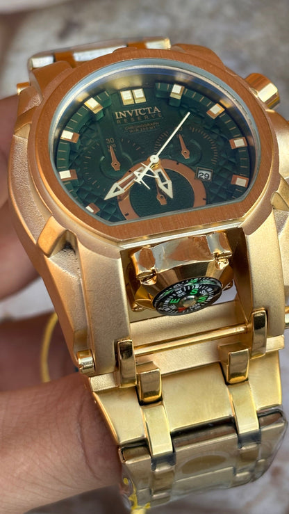 INVICTA BOLT ACERO PARA DAMA FONDO VERDE  REF-DV