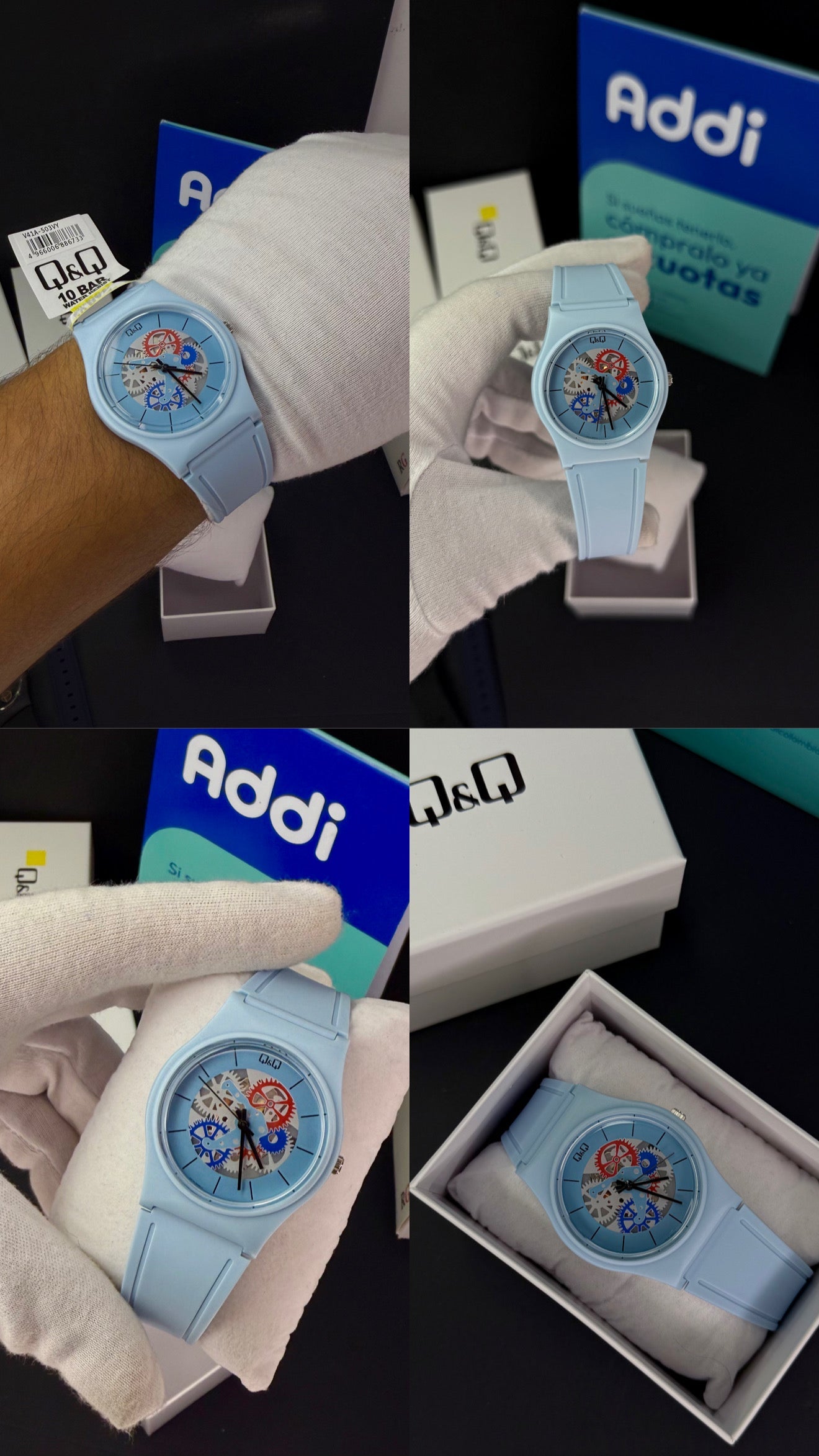 QyQ SUMERGIBLE TIPO SWATCH UNISEX ORIGINAL REF-V41A-503VY