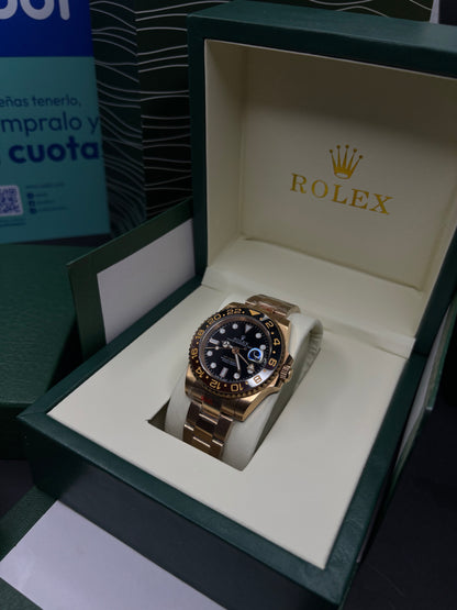 RIX   GMT MASTER  ALTA GAMA AUTOMATICO  ORO ROSA