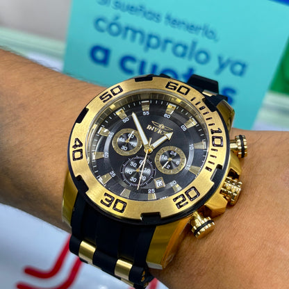 INVICTA PRO DIVER ORIGINAL ALTA GAMA PARA HOMBRE REF- REF- 22340 - oro negro