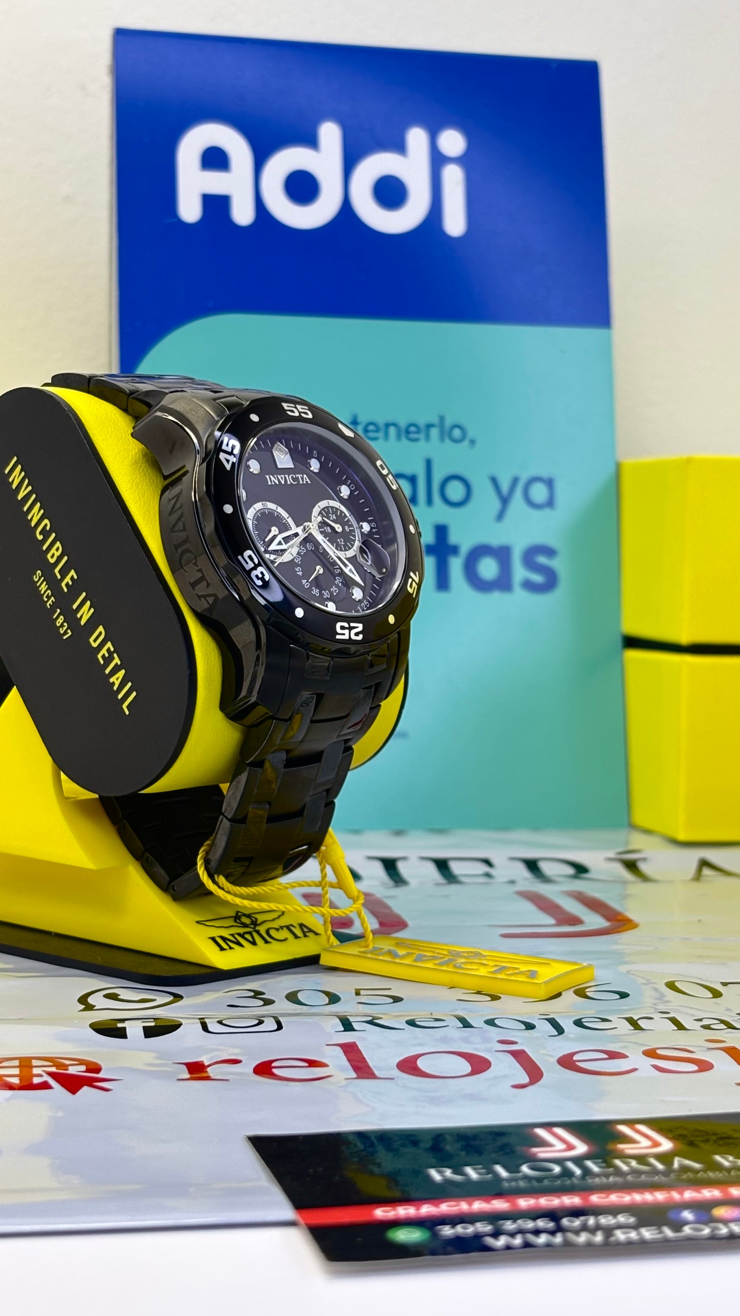 INVICTA PRO DIVER ORIGINAL PARA HOMBRE REF- 0076 -NEGRO