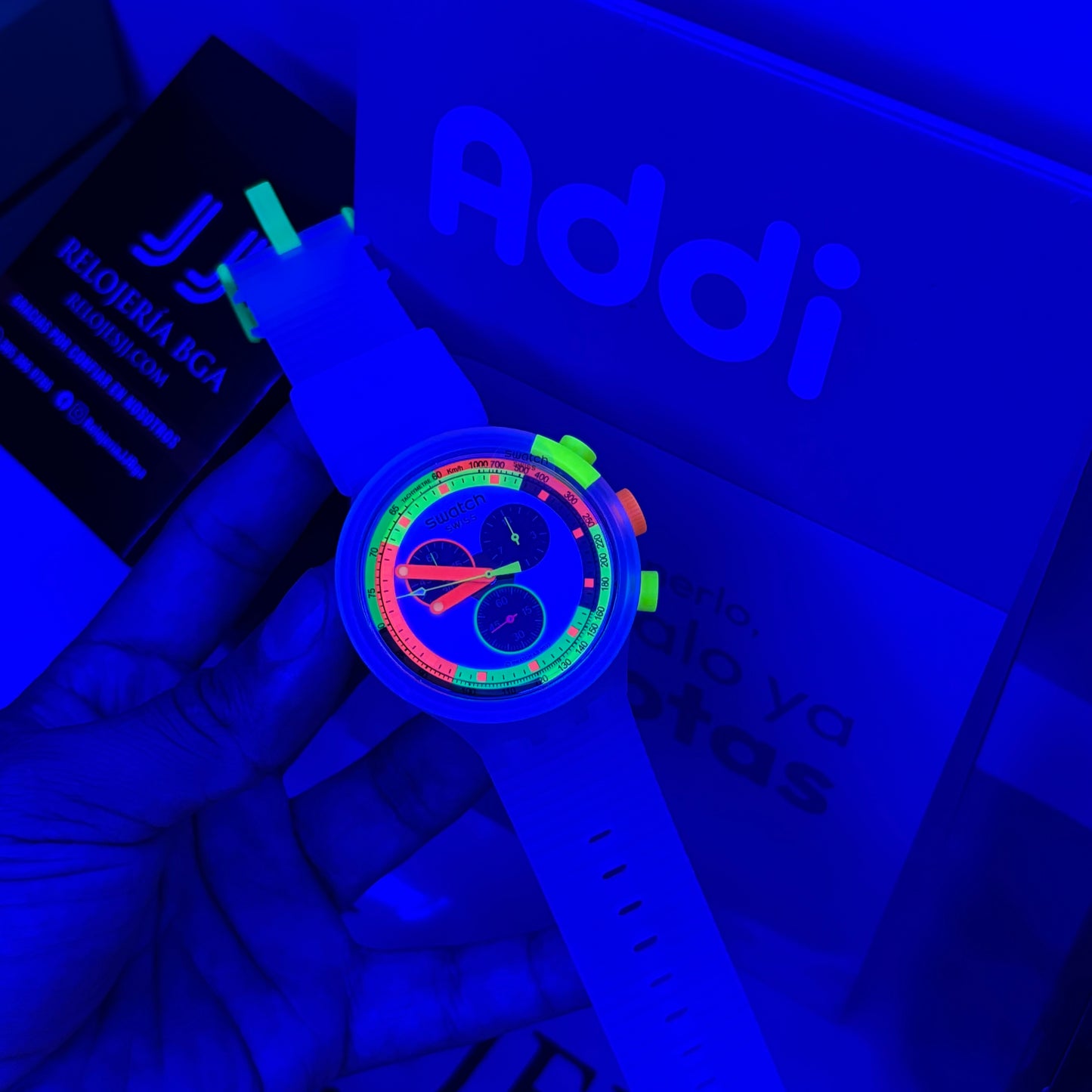 SWATCH ORIGINAL NEON JELLY ALTA GAMA UNISEX REF SCK104