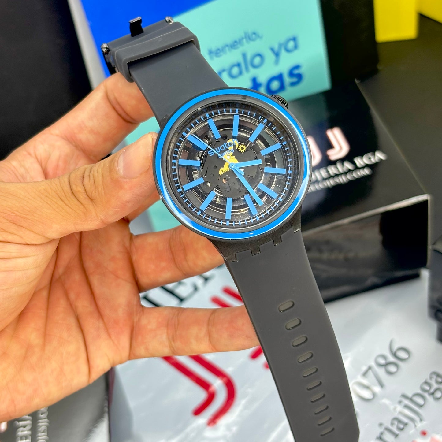 SWATCH SB0 NEGRO PARA HOMBRE REF-NZ