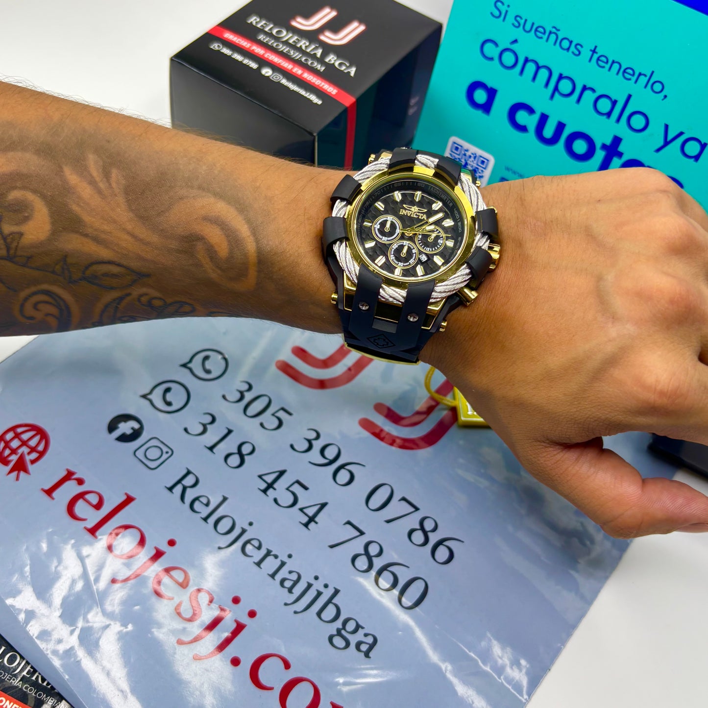 INVICTA BOLT SPORT    PARA HOMBRE REF-40262 NPN