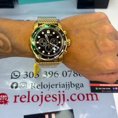 INVICTA PRO DIVER ORIGINAL ALTA GAMA PARA HOMBRE REF- 47632 - ORO