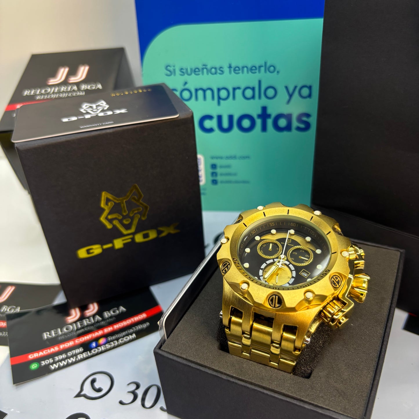 G-FOX ORIGINAL FUNCIONAL  POR INVICTA SUMERGIBLE   PARA HOMBRE  REF- DN