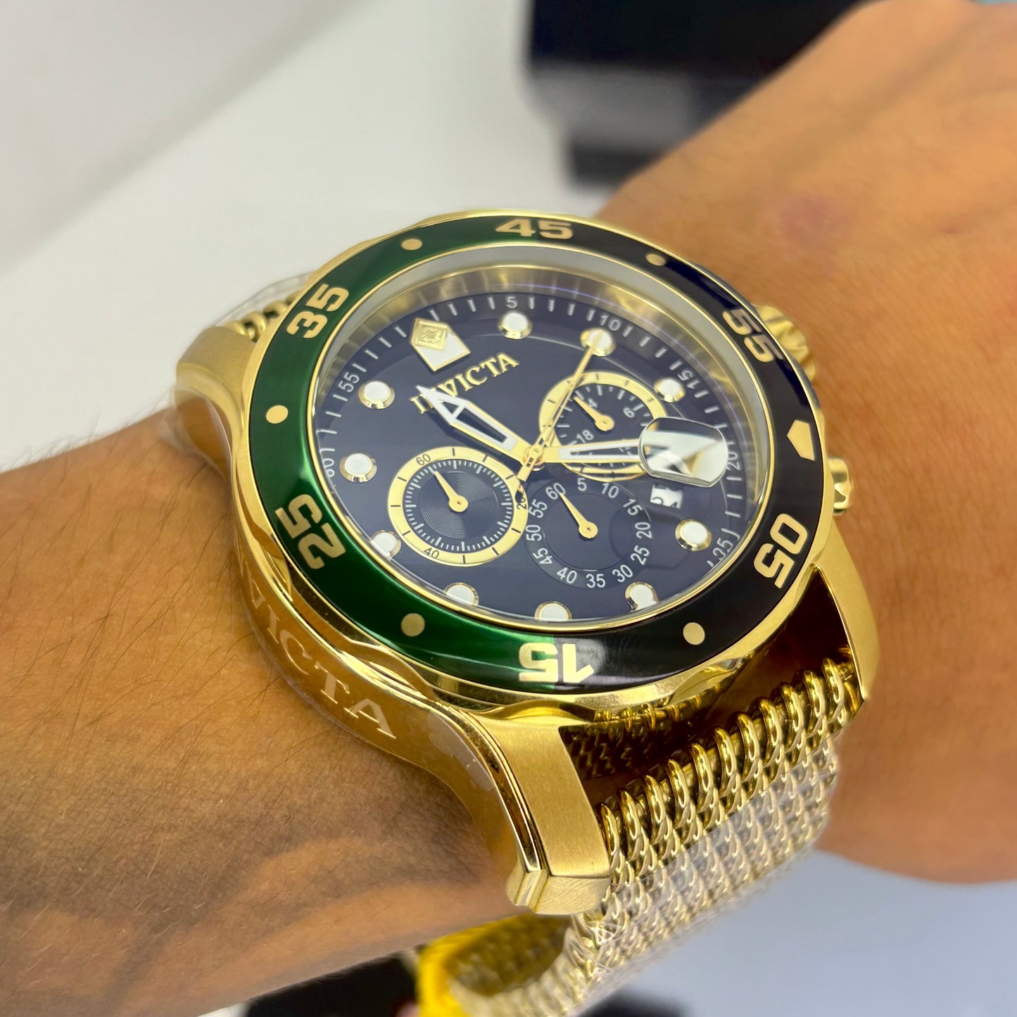 INVICTA PRO DIVER ORIGINAL ALTA GAMA PARA HOMBRE REF- 47632 - ORO