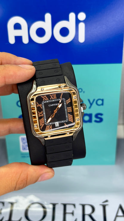CARTIER DO´SANTOS GOMA PARA HOMBRE REF-NRO