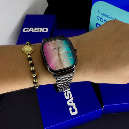 CASIO UNISEX RETRO TORNASOL ANALOGO-NEGRO