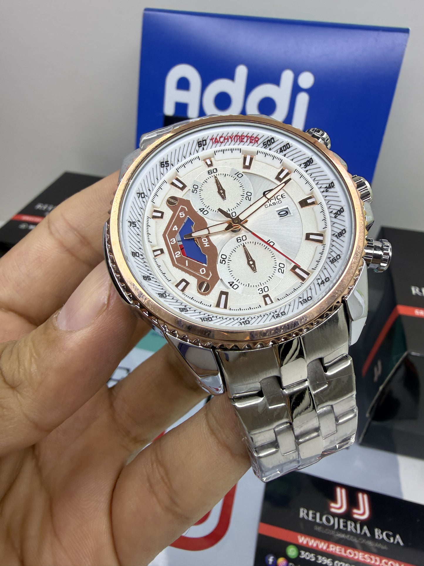 CASIO EDIFICE 558 PARA HOMBRE REF-POB