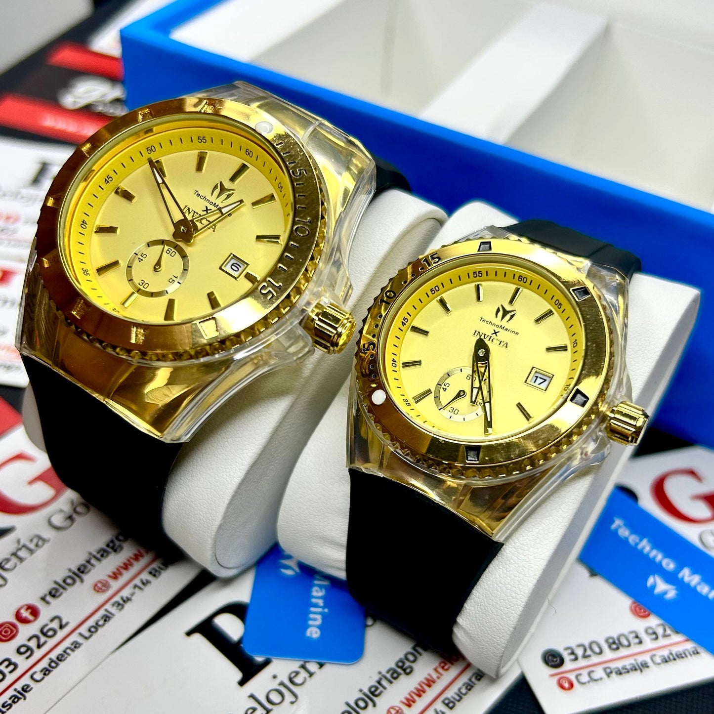 PAREJA INVICTA x TECHNOMARINE  REF-ND