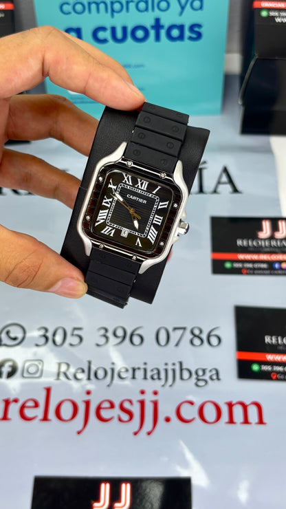 CARTIER DO´SANTOS GOMA PARA HOMBRE REF-NPN