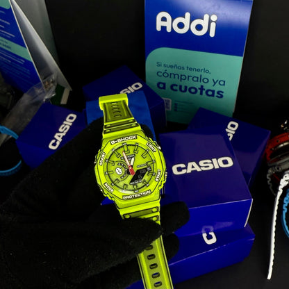 CASIO G-SHOCK PARA HOMBRE REF-GA2100-V