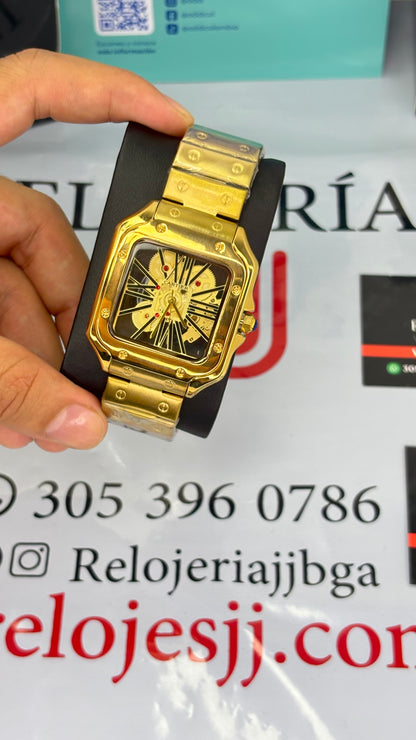 CARTIER SKELETON SANTOS PARA HOMBRE REF-D