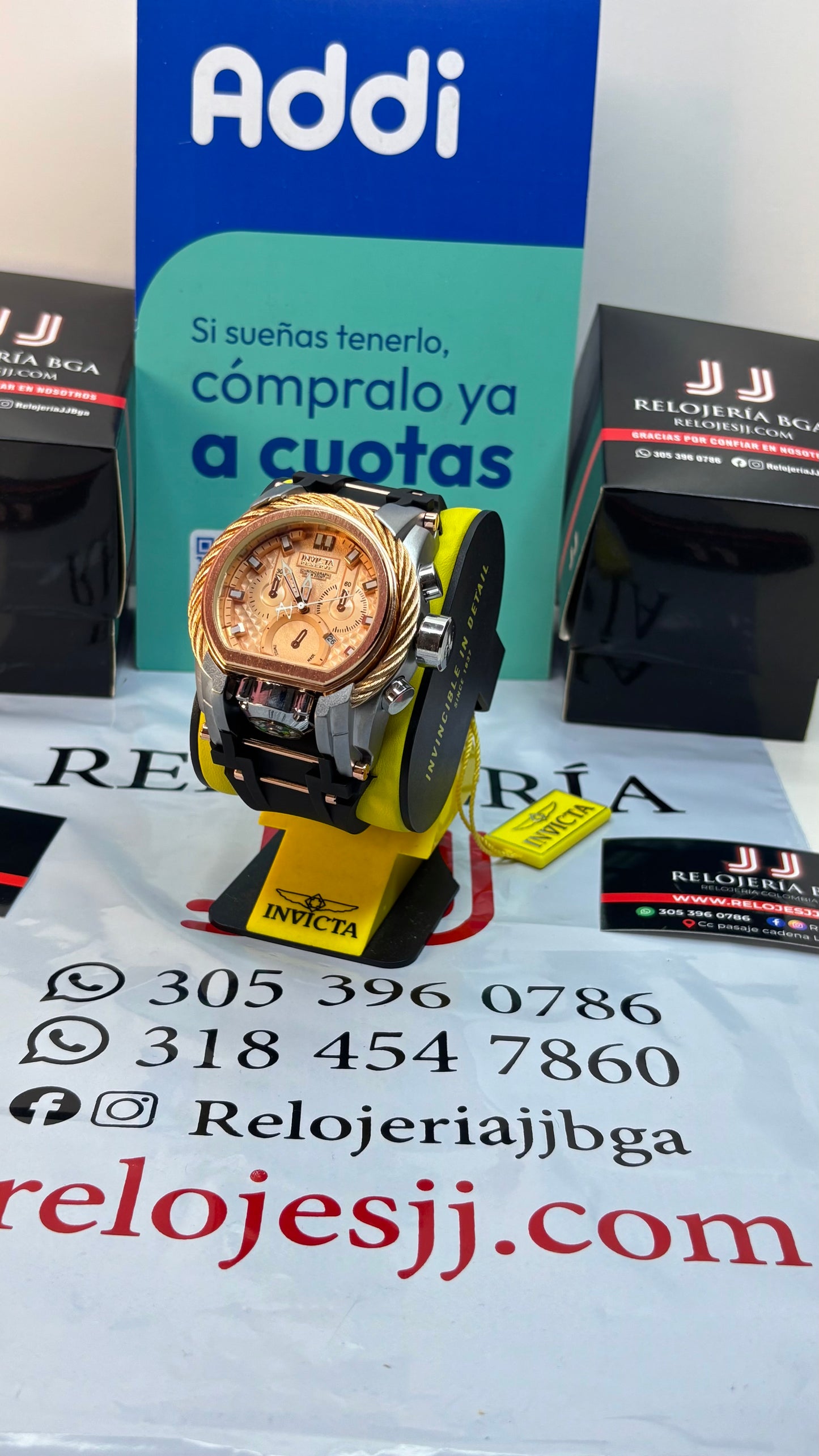 INVICTA BOLT ZEUS GOMA PARA HOMBRE REF-NO