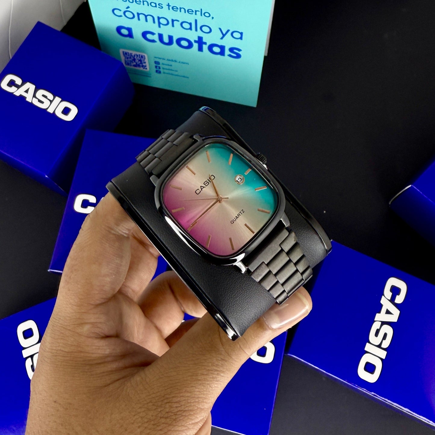 CASIO UNISEX RETRO TORNASOL ANALOGO-NEGRO