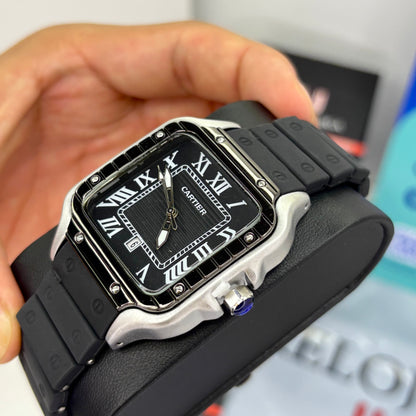 CARTIER DO´SANTOS GOMA PARA HOMBRE REF-NPN