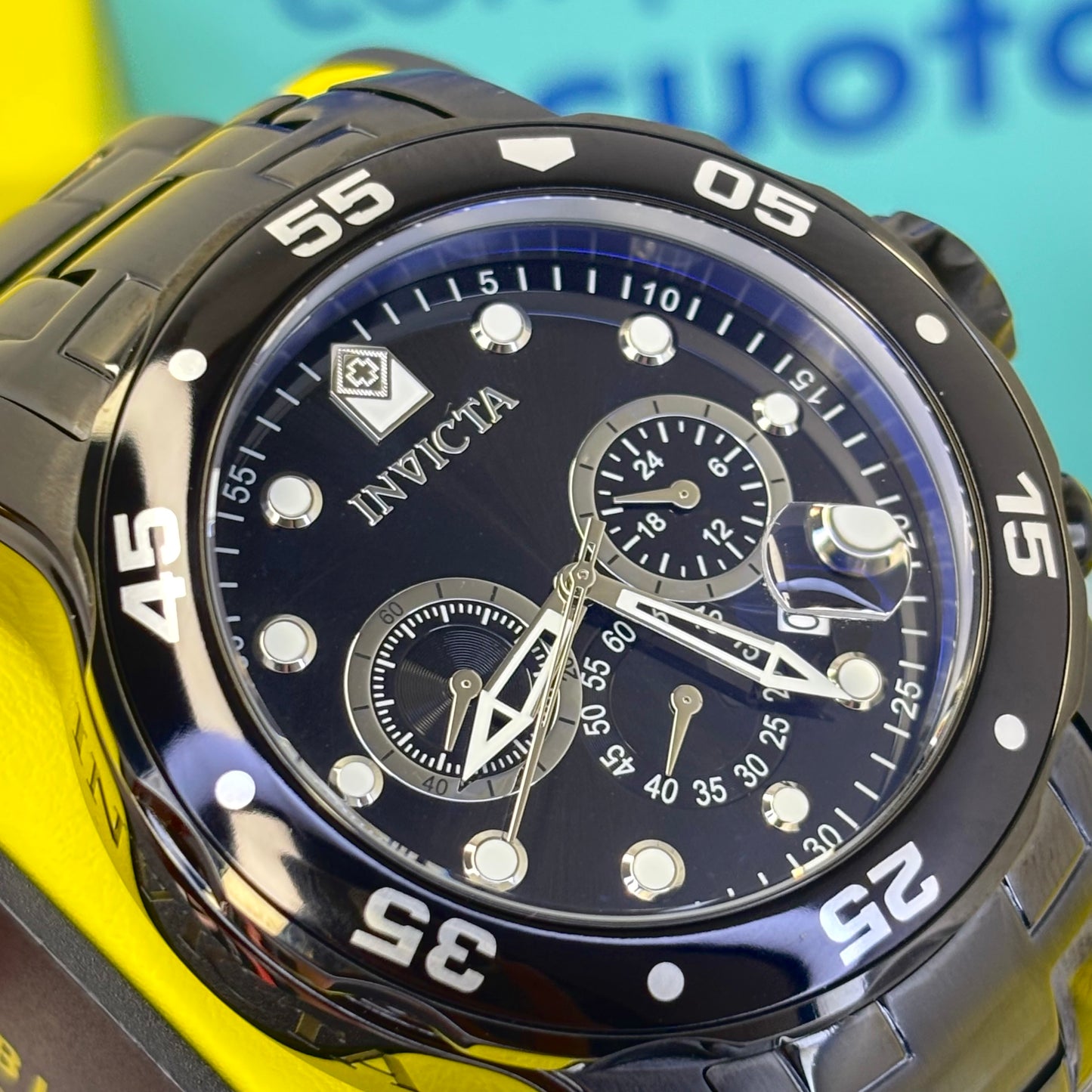INVICTA PRO DIVER ORIGINAL PARA HOMBRE REF- 0076 -NEGRO