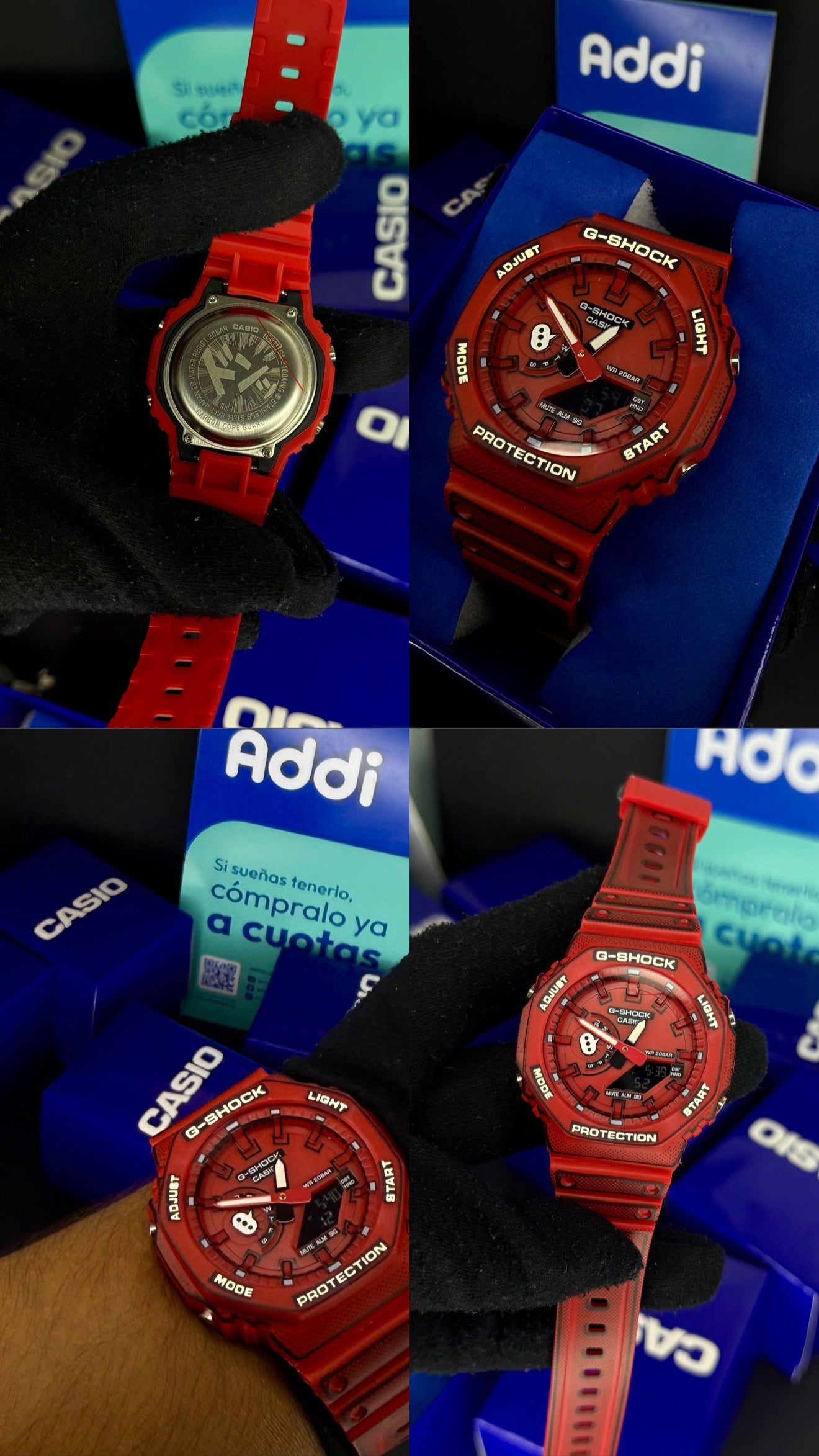 CASIO G-SHOCK PARA HOMBRE REF-GA2100-R