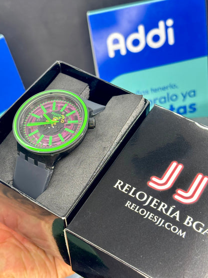 SWATCH SB0 NEON  NEGRO PARA HOMBRE REF-NV
