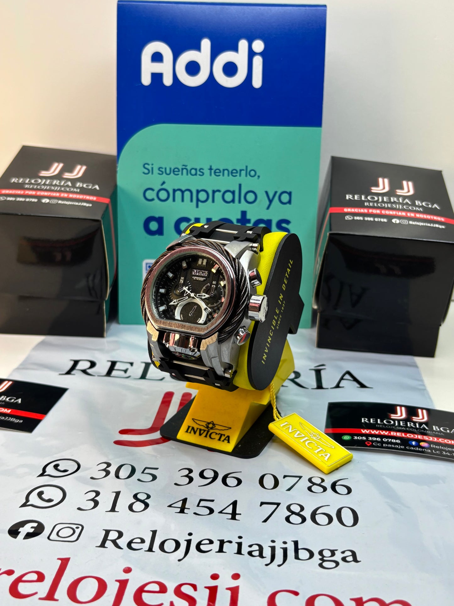 INVICTA BOLT ZEUS GOMA PARA HOMBRE REF-NP
